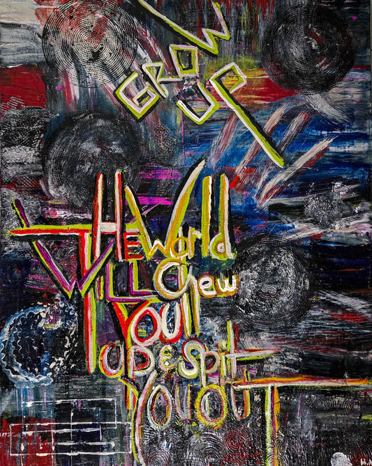 From Insults to Art Original Painting