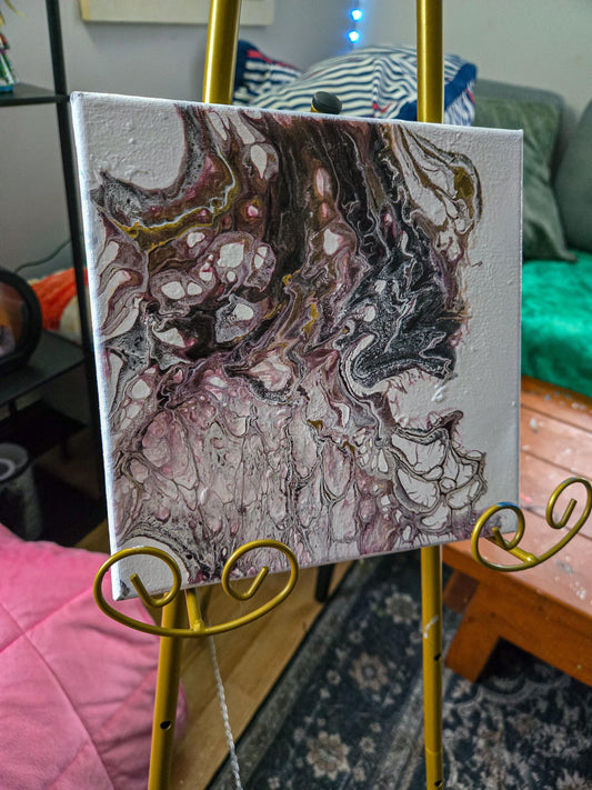 Webbed Tales 8 x 8 Original Painting