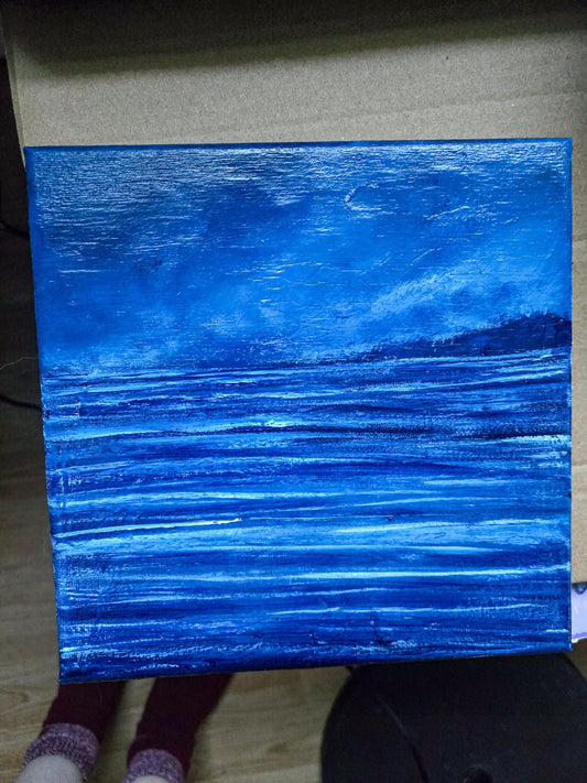 The Arrival 8 x 8 Original Painting